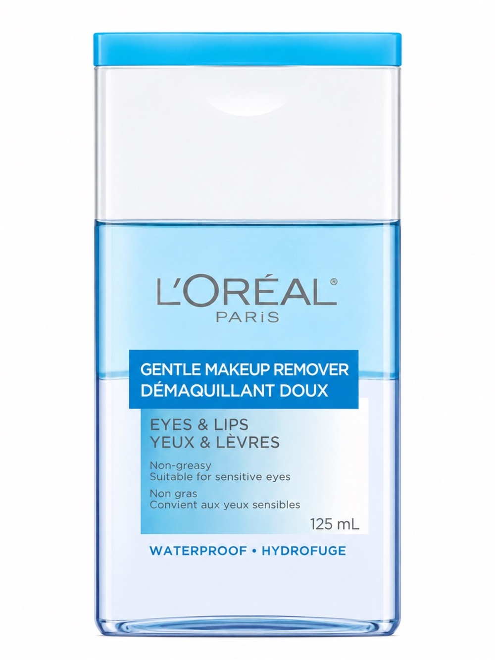 L'OREAL GENTLE MAKEUP REMOVER FOR EYES & LIPS 125ML - BRAND NEW
